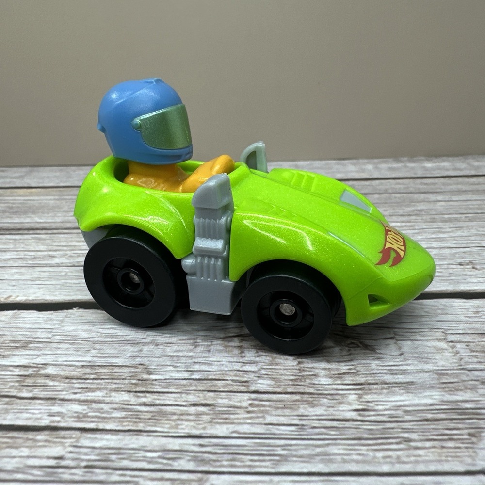 Fisher-Price Little People‎ Wheelies Hot Wheels Green Race Car 2021